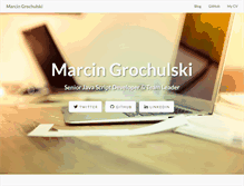Tablet Screenshot of grochulski.net